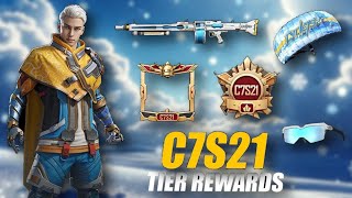 C7s21 Tier Rewards 🔥 BGMI amp PUBGM Tier Rewards  Cycle 7 Season 21 Tier Reward 🤔 pubg bgmi [upl. by Viafore]