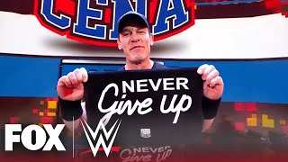 Watch John Cena’s return entrance on Monday Night Raw  WWE on FOX [upl. by Quintie]