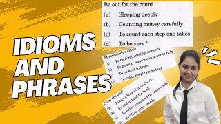 IMPORTANT IDIOMS AND PHRASES PART 3 I BY EXAMS XAMS nda cds idiomsandphrases [upl. by Rossy]