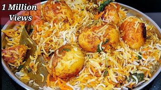 Restaurant Style Egg Biryani  Easy Egg Biryani  Anda Biryani Recipe  Ande Ki Dum Biryani [upl. by Willy]