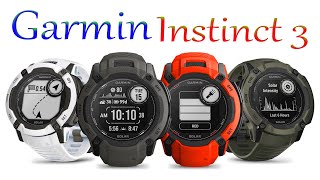 New Garmin Instinct 3  Leaks Release Date Trailer Price [upl. by Ellmyer]