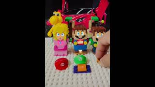 Lego Mario and Peach returned their costume and see what’s happen 226 shorts funny toys fyp [upl. by Taryne]