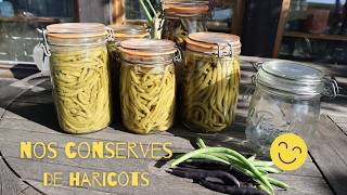 Comment faire ses propres CONSERVES de haricots verts  😃 [upl. by Eiramalegna]