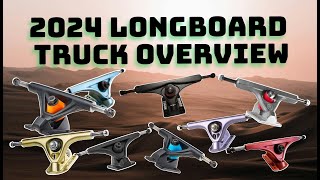 Longboard Trucks Overview 2024  Motion Boardshop [upl. by Sidoma]