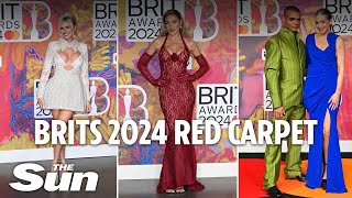 Brit Awards 2024 British stars glam up for biggest music night of the year [upl. by Trojan]