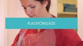 4  Plastförkläde  Basal hygien i vård och omsorg [upl. by Araminta]