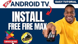 How to Install Free Fire MAX Game on Android TV 2024 Without Google Play Store [upl. by Oza]