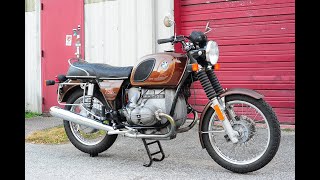 1976 BMW R756 ride [upl. by Eimmis]