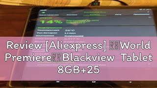 Review Aliexpress 【World Premiere】Blackview Tablet 8GB256GB 103624K FHDDisplay MTK MT8183 [upl. by Llevram259]