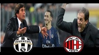 JUVENTUS MILAN  PARODIA ALLEGRI CONTE IBRA e altri [upl. by Theran]