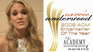 Carrie Underwood Thanks Her Fans from The ACM Awards [upl. by Nydnarb]