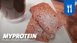 ¿Cómo hacer Brownies Proteicos  Receta Myprotein [upl. by Enelym986]