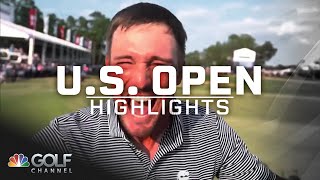 2024 US Open Highlights Bryson DeChambeau gets up and down from 18th bunker to win  Golf Channel [upl. by Ellard]