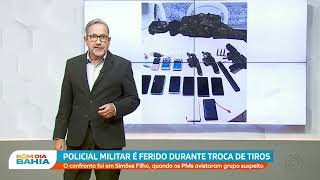 Policial militar é baleado durante troca de tiros com suspeitos em Simões Filho [upl. by Brackett844]