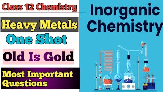 Inorganic Chemistry Class 12 Heavy Metals NEB BOARD EXAM [upl. by Melosa]