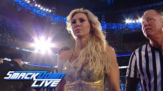 Charlotte responds with grace after losing the Womens Title SmackDown Exclusive April 10 2 [upl. by Naic760]