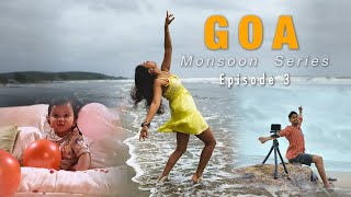 Goa In Monsoon  Episode 3  Vlog  Rajats Welcome  Mandrem Beach  RomanticPlace  HiddenPlace [upl. by Henghold]