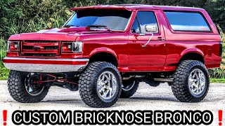 CUSTOM 1987 BRONCO Walkaround amp Specs [upl. by Agnot]