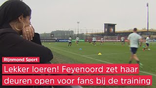 Feyenoord houdt de eerste openbare training onder Arne Slot [upl. by Sanez]