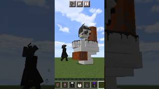 Large camera man vs Toxic toilet fight in Minecraft skibiditoilet shorts minecraft [upl. by Anitnerolf]