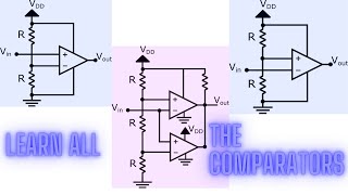 Op Amp Comparator Circuits [upl. by Aisor303]