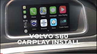 Volvo S60 Carplay Install [upl. by Adnirod278]