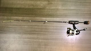 Tuned Up Custom Rods  Bullwhip Ice Fishing Rod Review [upl. by Rolat]