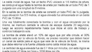 bomba de ariete  trabajo monográfico TALILITE [upl. by Hpejsoj109]