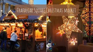 Trafalgar Square Christmas Market 2023  London [upl. by Noramac526]