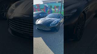 Aston Martin DB12 Volante in matte black is a bond worthy ride astonmartin jamesbond db12 shorts [upl. by Sheeree]