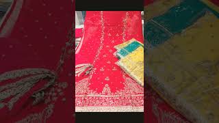 Order no 8053156084 fabric organza pure dupatta like and subscribe [upl. by Neelehtak868]