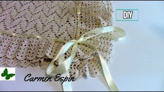 Toquilla de Bebe en Ganchillo tejido de punto crochet diy [upl. by Roslyn]