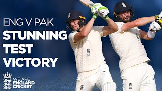 Dramatic Ending To Test  England v Pakistan Highlights 2020 [upl. by Nilram]