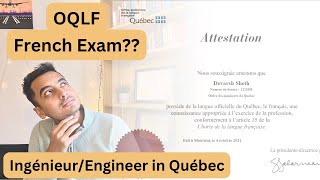 French Exam for Professional Orders in Québec  Office Québecois de la Langue Française  OQLF ing [upl. by Elenahc218]