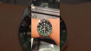 Seiko 5 Sports GMT green quotseikolex spritequot 😁 SSK035 seiko watch [upl. by Biamonte]