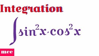 Integral of sin2xcos2x [upl. by Enelehs118]