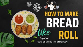 ब्रेड रोल  Bread roll breakfast breadrolls [upl. by Eelegna]