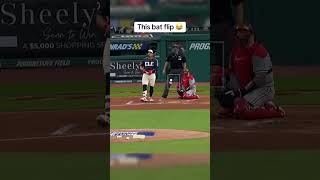 The bat flip 👀 [upl. by Aiyt]