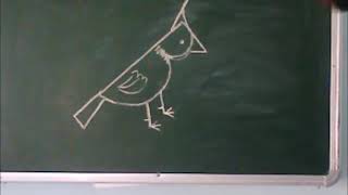 How to draw visual symbol of bulbul bird [upl. by Aihsatsan726]