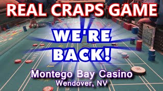 OUR 50th CRAPS VIDEO  Live Craps Game 50  Montego Bay Casino Wendover NV  Inside the Casino [upl. by Nadnerb]