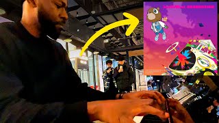 When a pianist summons Kanye West fans in public [upl. by Buzz]