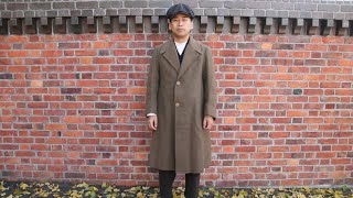 【商品紹介】1910s〜？Japanese bespoke wool coat 「部阿」 [upl. by Anayit]