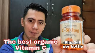 PURITANS PRIDE BEST VITAMIN C 500 MG ASCORBIC ACID WITH BIOFLAVONOIDS amp WILD ROSE HIPS NURSE REVIEW [upl. by Noivax]