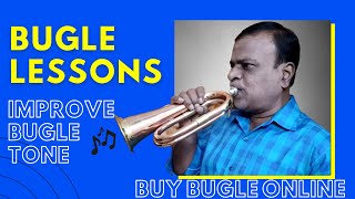 Bugle Lessons 1  How to Play Bugle  Bugle Songs  Tamil  TrumpetMani LearnMusic withMe [upl. by Adnaluy]