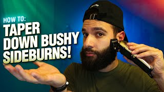 How to Taper Your Side Burns at Home  In Depth Tutorial [upl. by Onimixam]