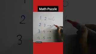 Math Puzzle  1011  shorts puzzle [upl. by Gans]