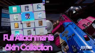 Full Attachments Skin Collection  Rainbow Six Siege [upl. by Ernie]