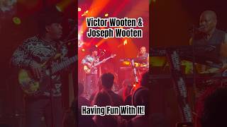 Victor Wooten and the Wooten Brothers amazing energy shorts getonup victorwooten sweattour [upl. by Qifahs]