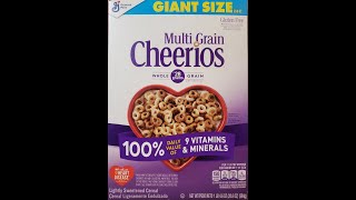 General Mills MultiGrain Cheerios Review [upl. by Odranar571]