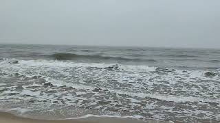 Darłówko beach waves nature morzebałtyckie travel śnieg 22112024 [upl. by Walsh]